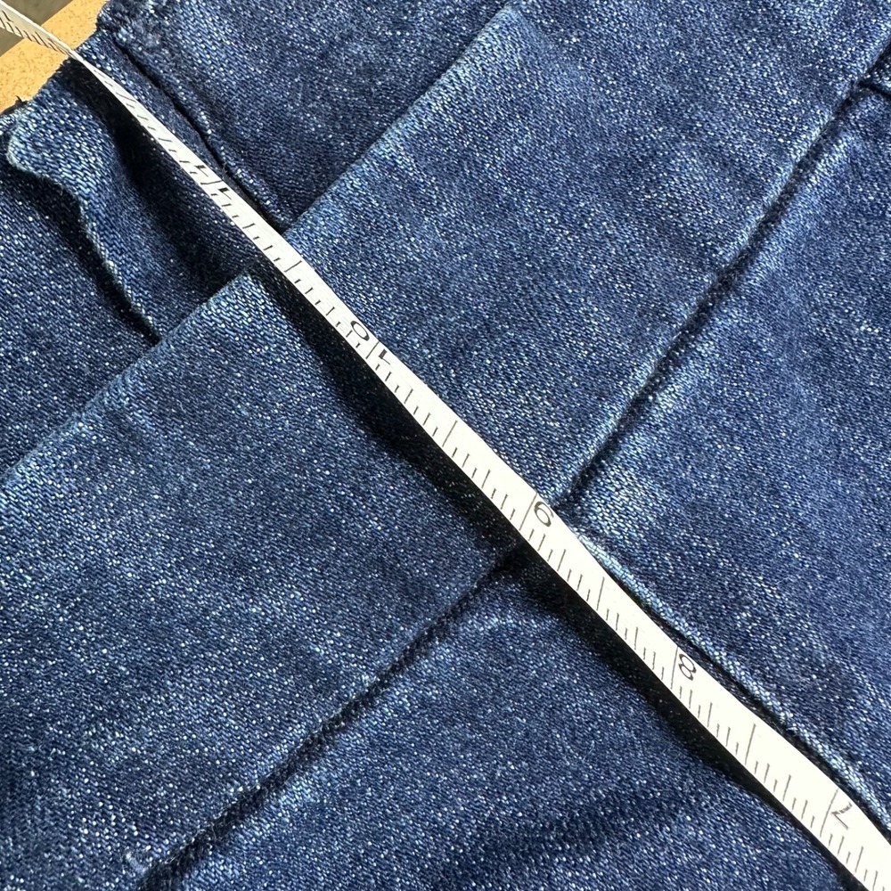 J.CREW RE-IMAGINED Women's 26 Pintuck Skinny Flare Back Zip Night Sky Wash Jeans - Picture 14 of 16